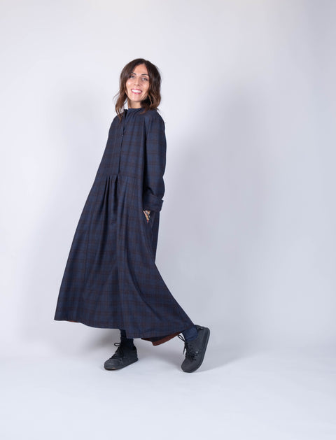 Abito Violante in gabardina di lana