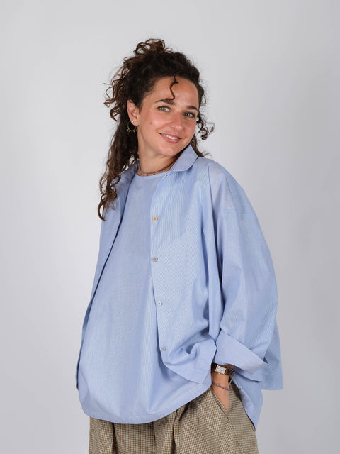Camicia Annetta in popeline di cotone