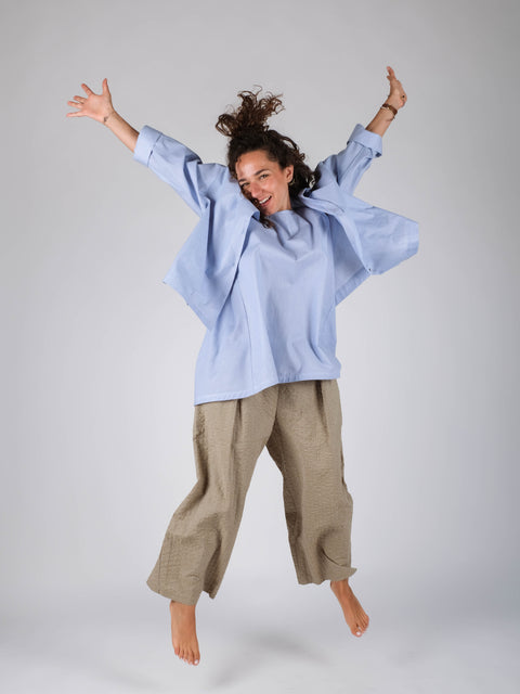 Camicia Annetta in popeline di cotone