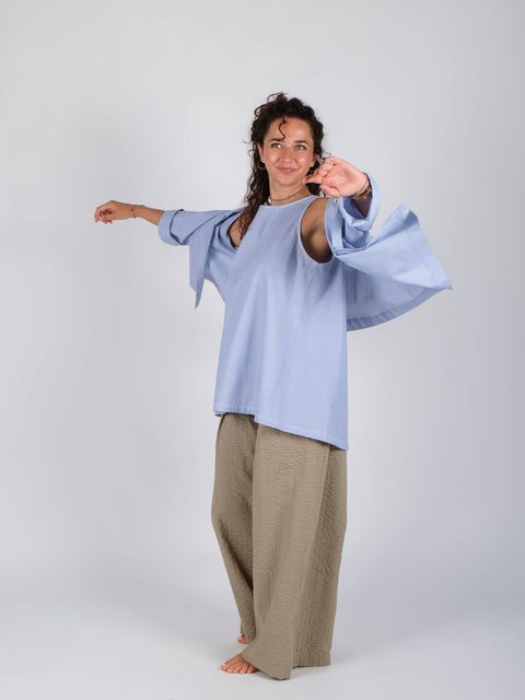 Pantalone Ninfea in cotone giapponese