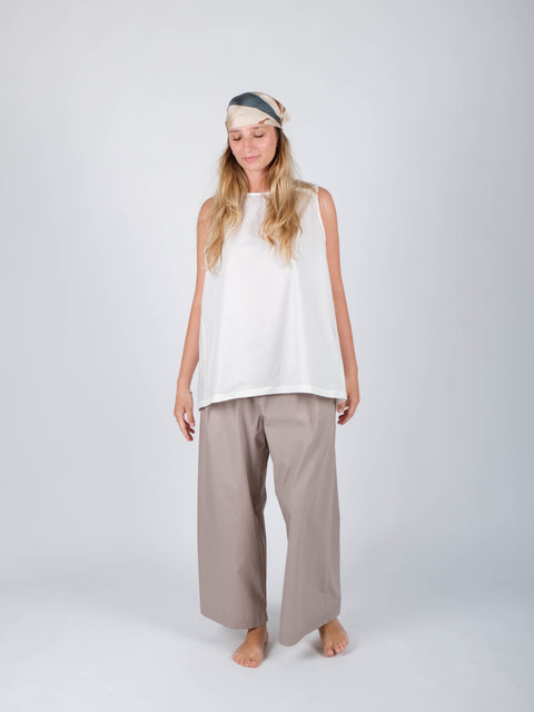 Pantaloni Ninfea in cotone pelleovo