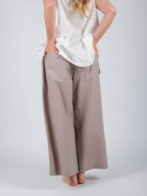 Pantaloni Ninfea in cotone pelleovo