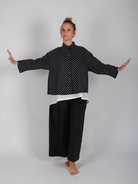 Camicia Annetta in mussola di cotone