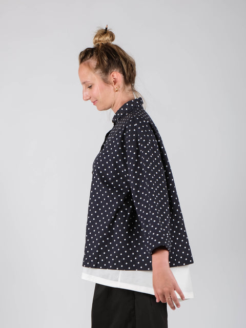 Camicia Annetta in mussola di cotone