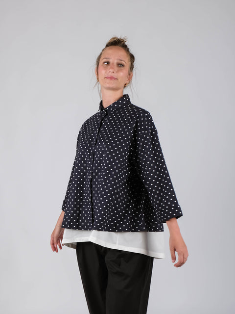 Camicia Annetta in mussola di cotone