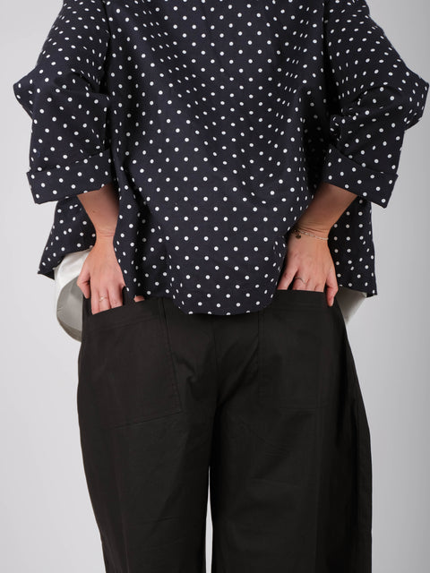 Pantaloni Ninfea in popeline di cotone