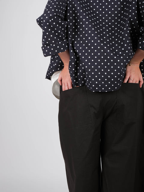 Pantaloni Ninfea in popeline di cotone
