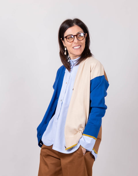 Cardigan Fabrizia cremino