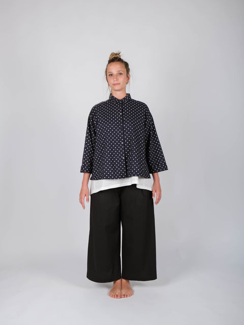 Pantaloni Ninfea in popeline di cotone