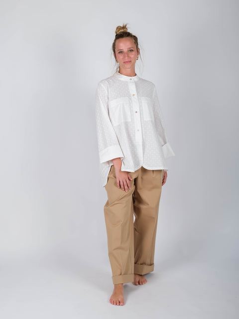 Camicia Enrico in mussola di cotone