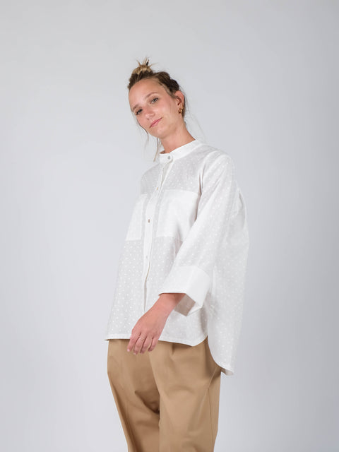 Camicia Enrico in mussola di cotone