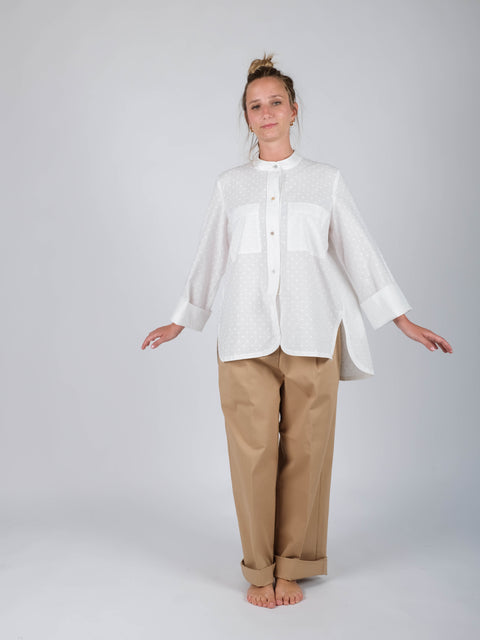 Camicia Enrico in mussola di cotone