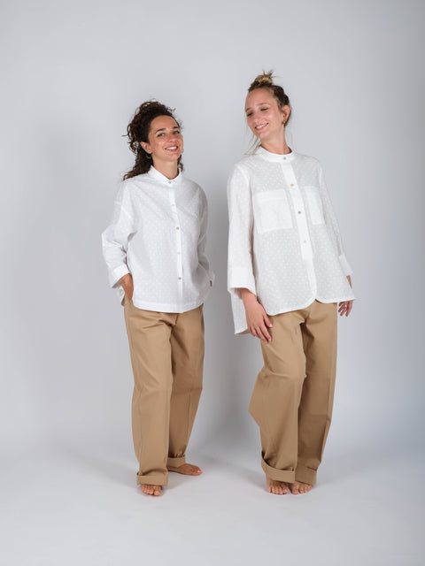 Camicia Enrico in mussola di cotone