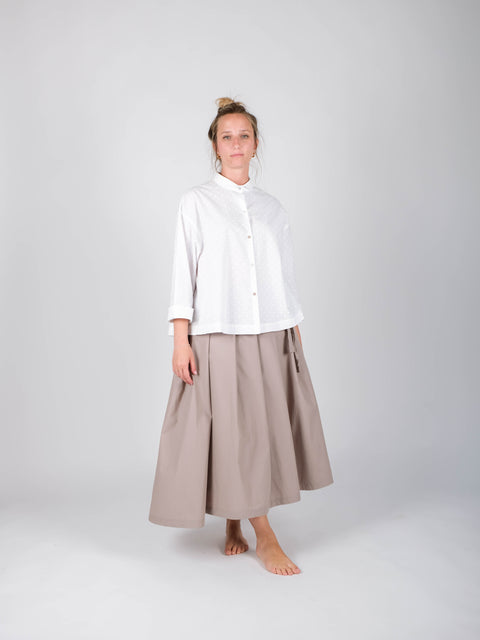 Camicia Annetta in mussola di cotone