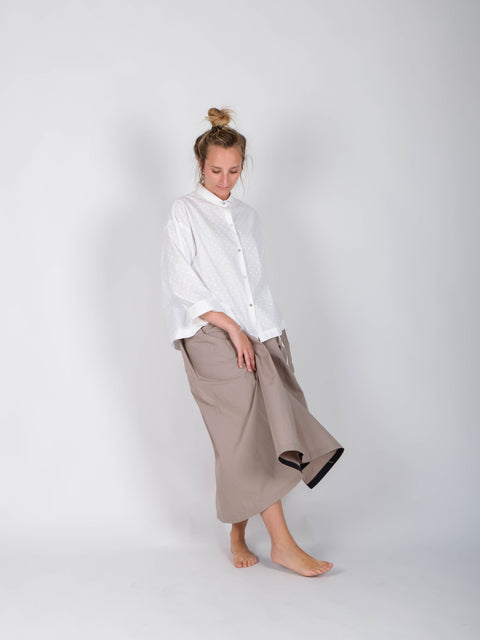 Camicia Annetta in mussola di cotone