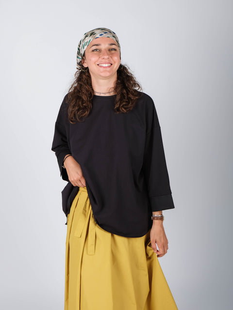 T-shirt Cami blu profondo