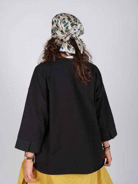 T-shirt Cami blu profondo