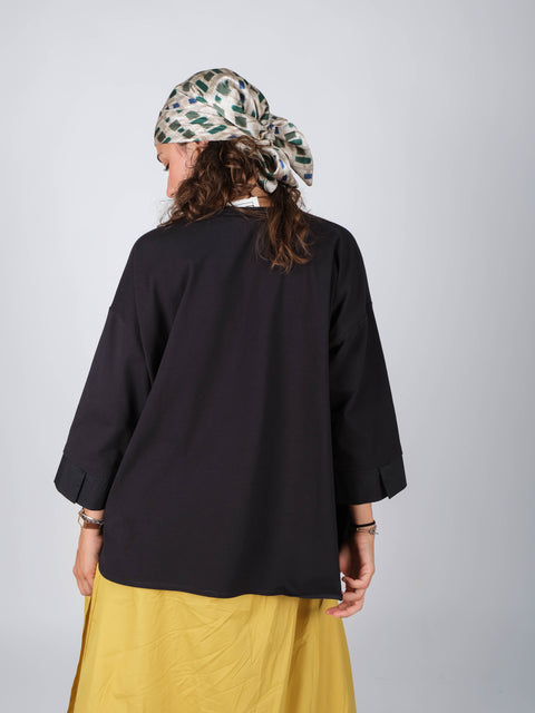 T-shirt Cami blu profondo