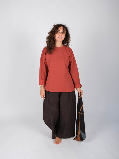 Pantalone Ninfea in cotone giapponese