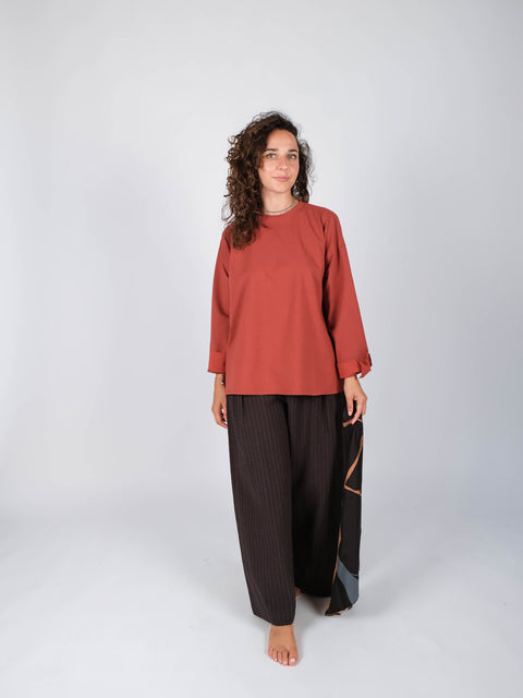 Pantalone Ninfea in cotone giapponese