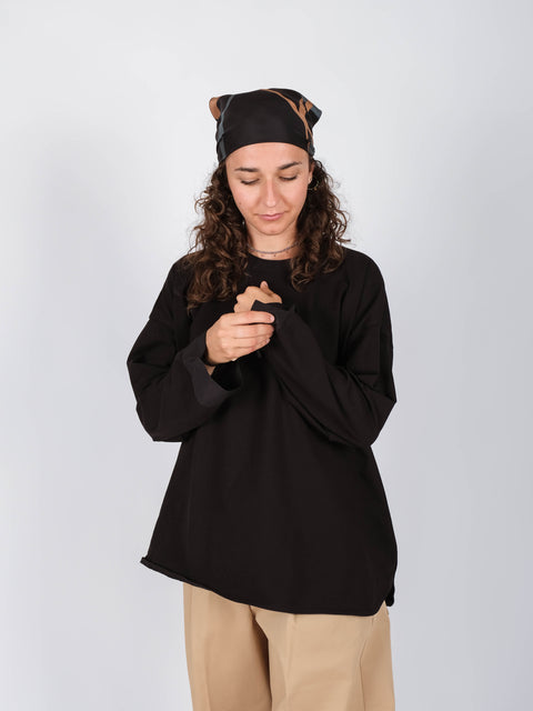 T-shirt Camilla nera