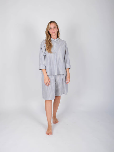 Bermuda Giacinto in Cotone Giapponese