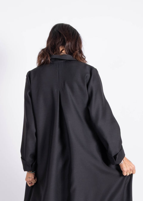 Abito Viola lana e seta