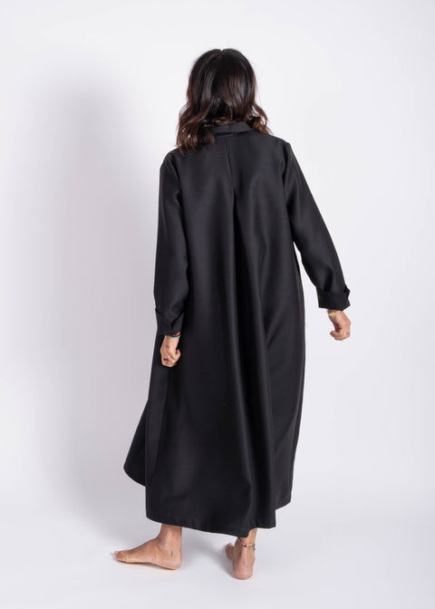 Abito Viola lana e seta