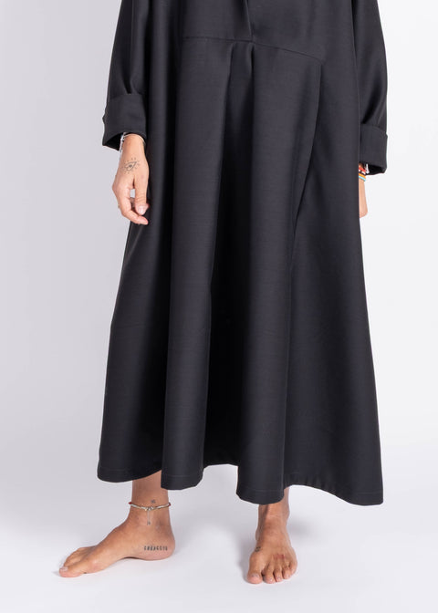 Abito Viola lana e seta