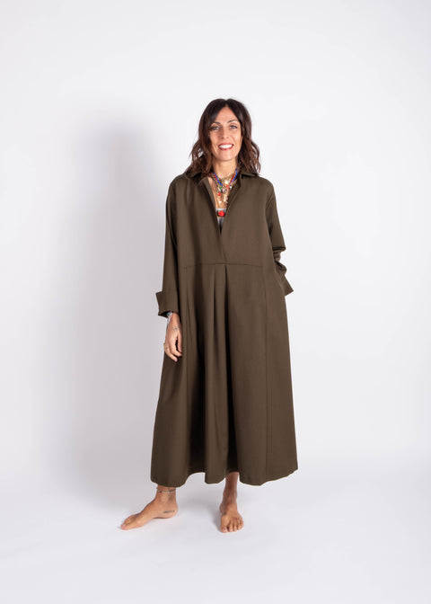 Abito Viola 100% frescolana