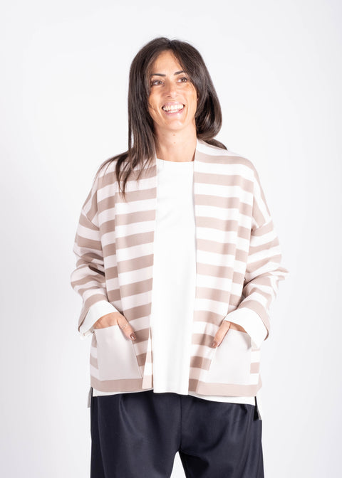 Giaccamaglia Silvana in pura lana merino