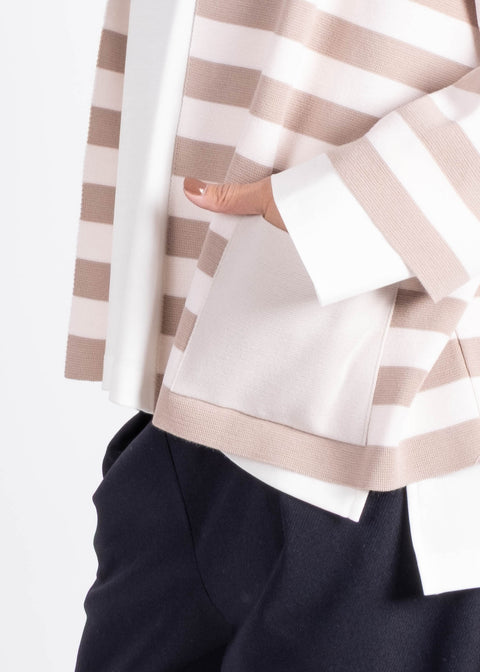 Giaccamaglia Silvana in pura lana merino