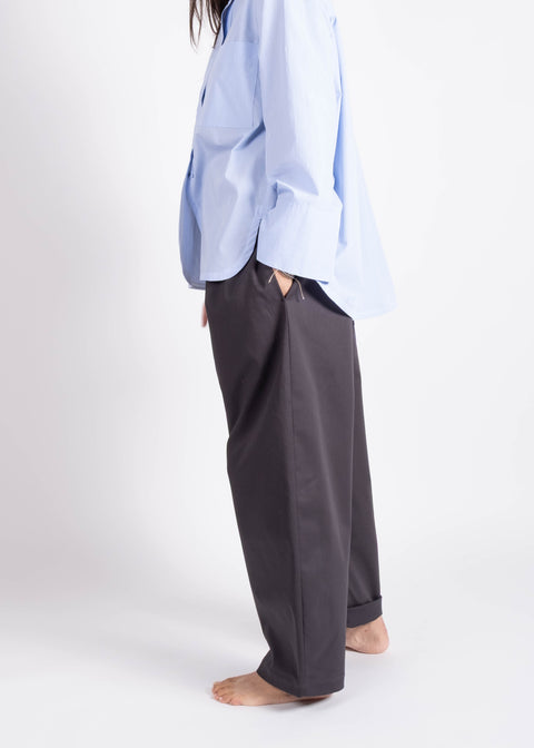 Pantalone Loto in gabardina di cotone