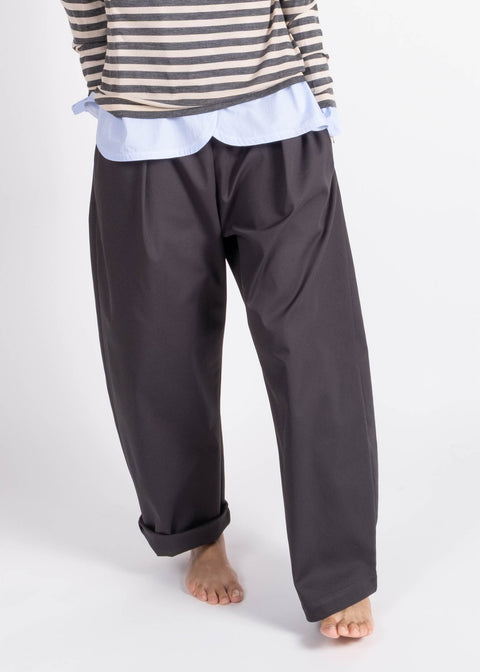 Pantalone Loto in gabardina di cotone