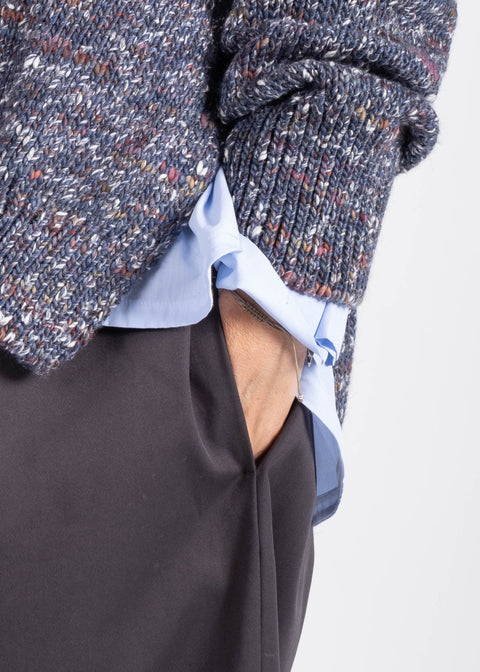 Pantalone Loto in gabardina di cotone