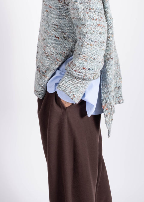 Camicia Enrico celeste casuale