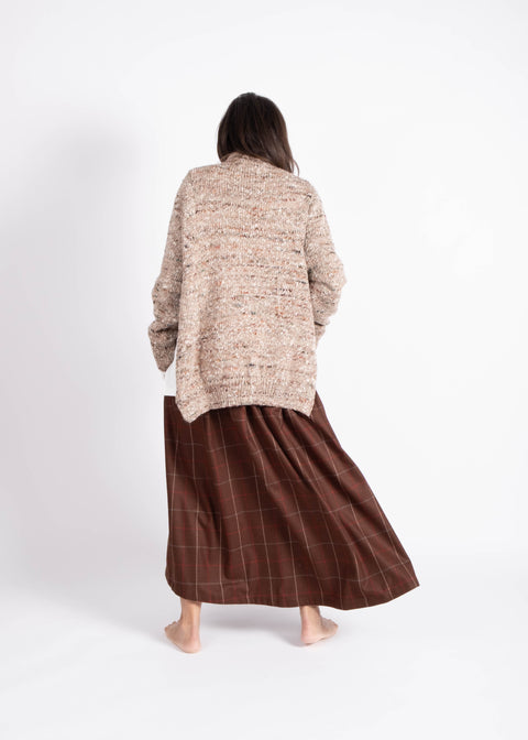 Sottana Isabella in gabardina di lana