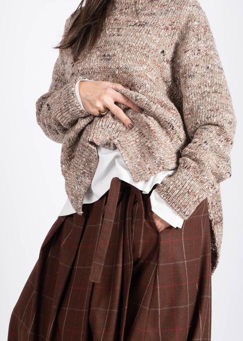 Sottana Isabella in gabardina di lana