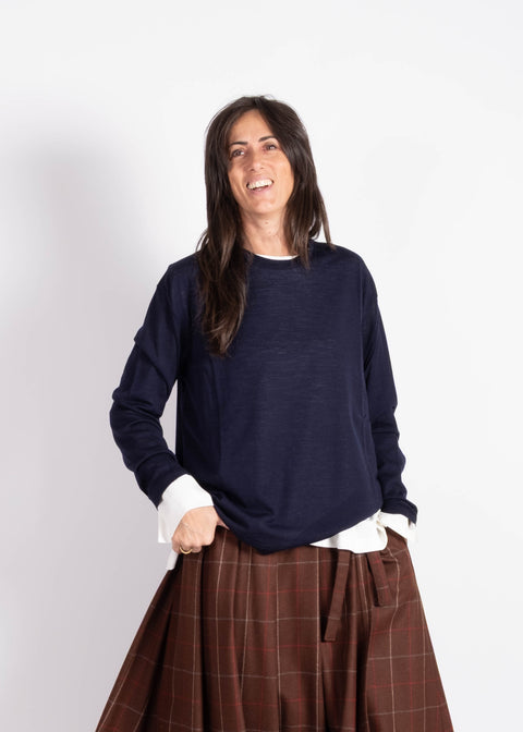 T-shirt Diana in 100% lana merino