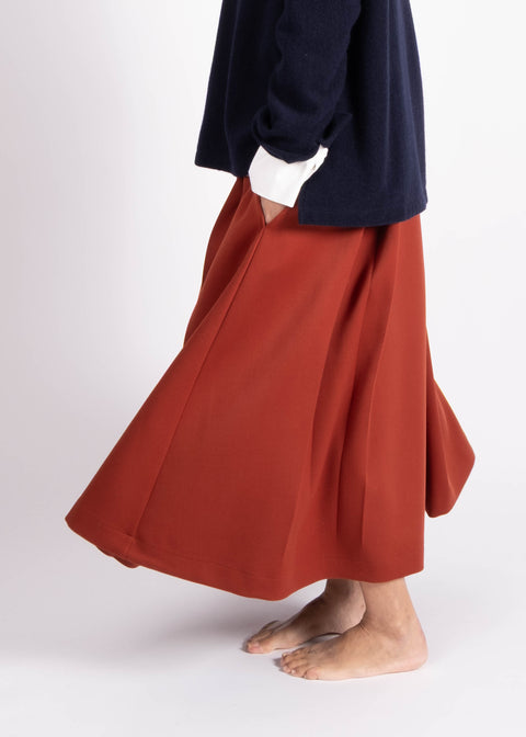 Gonna Maria Luna in jesrey di lana