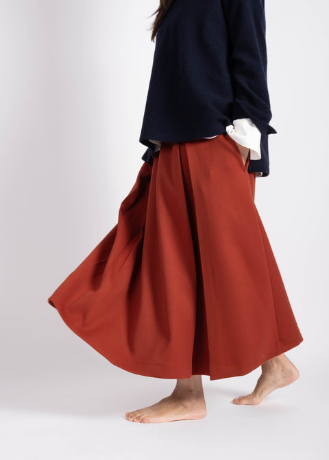 Gonna Maria Luna in jesrey di lana