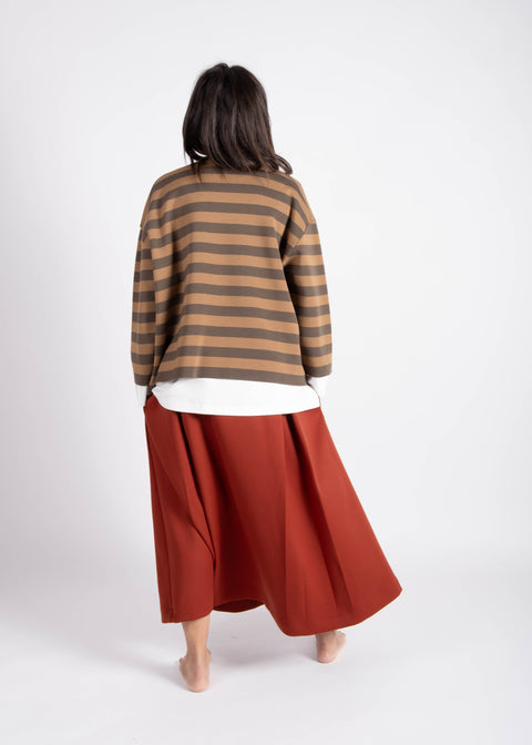 Gonna Maria Luna in jesrey di lana