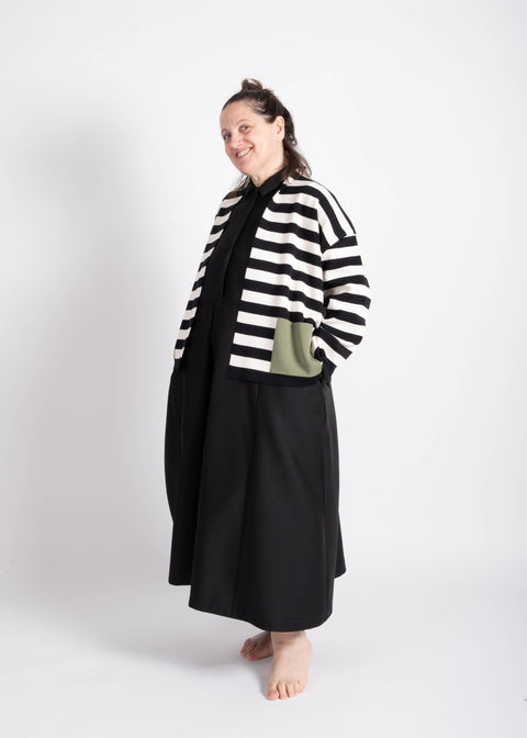 Giaccamaglia Silvana in pura lana merino