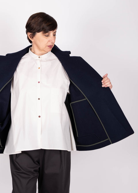 Cappotto Gaspare in lana e cachemire