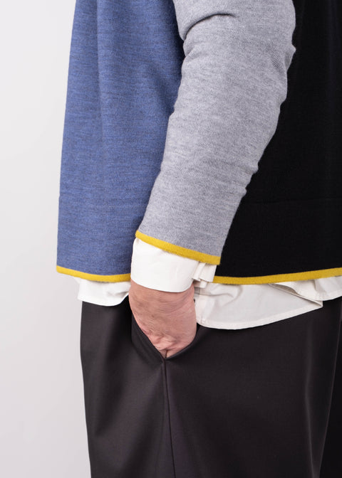 Cardigan Fabrizia in pura lana merino