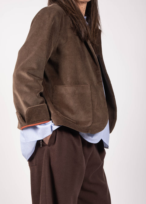 Giacca Ingrid in velluto millerighe