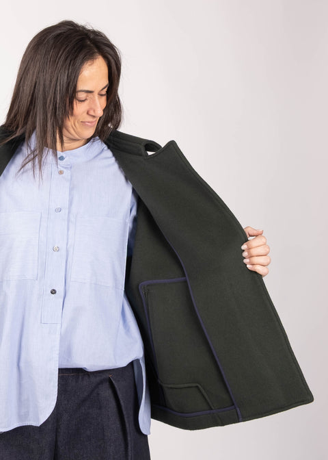 Cappotto Gaspare in lana e cachemire