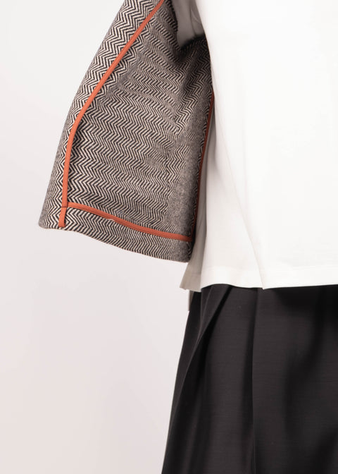 Giacca Ingrid in tessuto di lana spinato