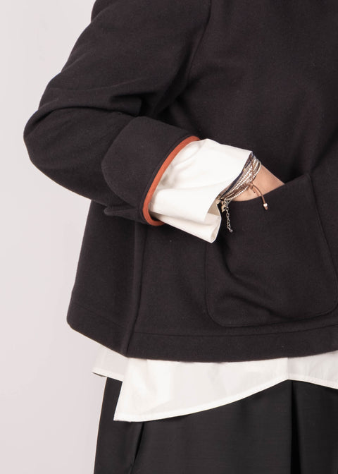 Giacca Ingrid in panno di lana