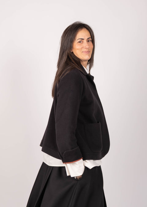 Giacca Ingrid in panno di lana